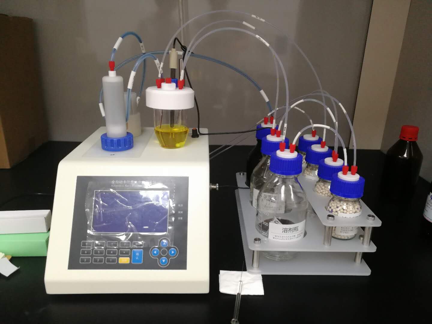 江蘇福瑞達(dá)新材料有限公司購買我司S-300全自動(dòng)卡爾費(fèi)休水分測定儀 江蘇福瑞達(dá)新材料有限公司購買我司S-300全自動(dòng)卡爾費(fèi)休水分測定儀
