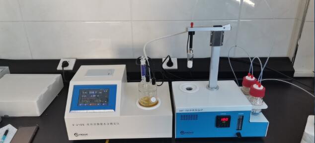 營(yíng)口康輝石化購買我公司V310S-KHF卡氏加熱爐水分儀檢測(cè)PBS中的水分 營(yíng)口康輝石化購買我公司V310S-KHF卡氏加熱爐水分儀檢測(cè)PBS中的水分