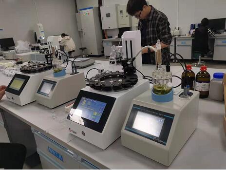 動力電池行業(yè)知名客戶兩次購買我公司4套V310S-KHF多工位卡氏加熱爐水分測定儀 動力電池行業(yè)知名客戶兩次購買我公司4套V310S-KHF多工位卡氏加熱爐水分測定儀